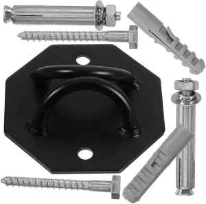 1 Set Heavy Duty Ceiling Mount Plate for Hammock Sturdy Hanging Hardware with High Load Capacity Easy Installation for Climbing Ropes Sandbags Compatibility