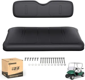 10L0L 10L0L Golf Cart Replacement, Golf Cart Front Seat Bottom & Back Assembly for EZGO TXT 1994-2013 Factory Style Including Seat Cushion and Backrest Pad (Black)