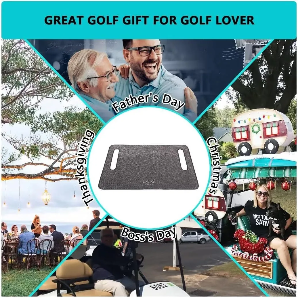 10L0L Universal Golf Cart Seat Cover Blanket Cushion Cover for EZGO TXT RXV/Club Car DS Precedent, Seat Towel for 2/4 Person Seats Suitable for All Weather
