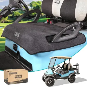 10L0L Universal Golf Cart Seat Cover Blanket Cushion Cover for EZGO TXT RXV/Club Car DS Precedent, Seat Towel for 2/4 Person Seats Suitable for All Weather
