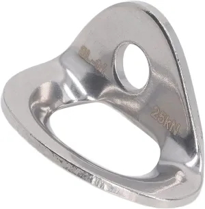 10Pcs 25KN Climbing Hanger Lightweight Stainless Steel Rock Climbing Anchors for Cave Exploration Engineering Protection