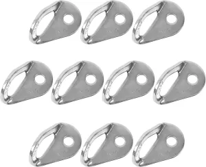 10Pcs Climbing Anchors Bolts Hanger Stainless Steels Hanger Plate Climbing Anchors Bolts Camping Accessories Easy to Use