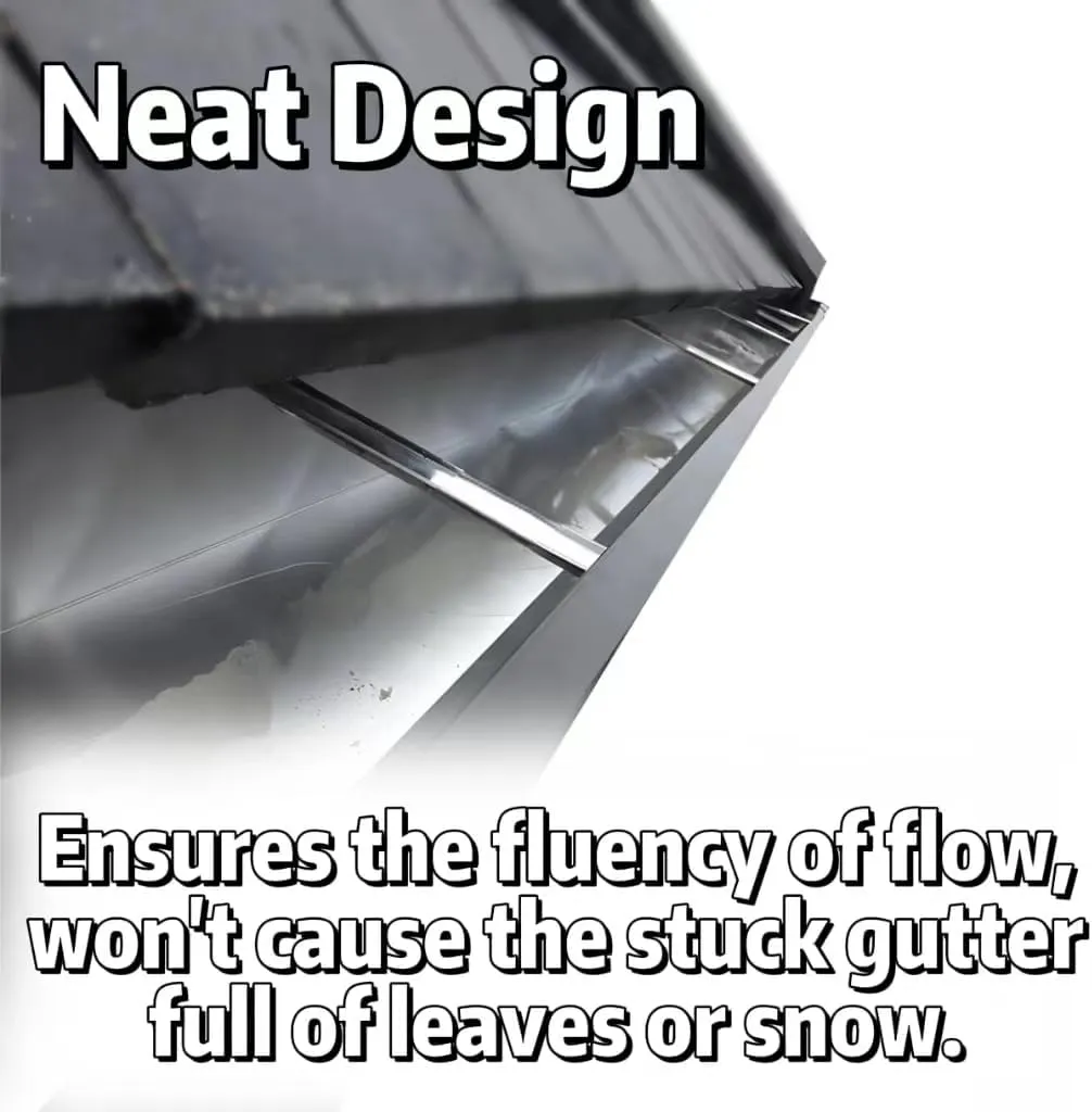 12 Pack Gutter Hangers with Expansion Screws for 5 inch K-Style Gutter, Aluminum Bracket Hook for Gutter, Rain Downspout Hardwares Parts and Accessories for Repairing Shaking Gutters.