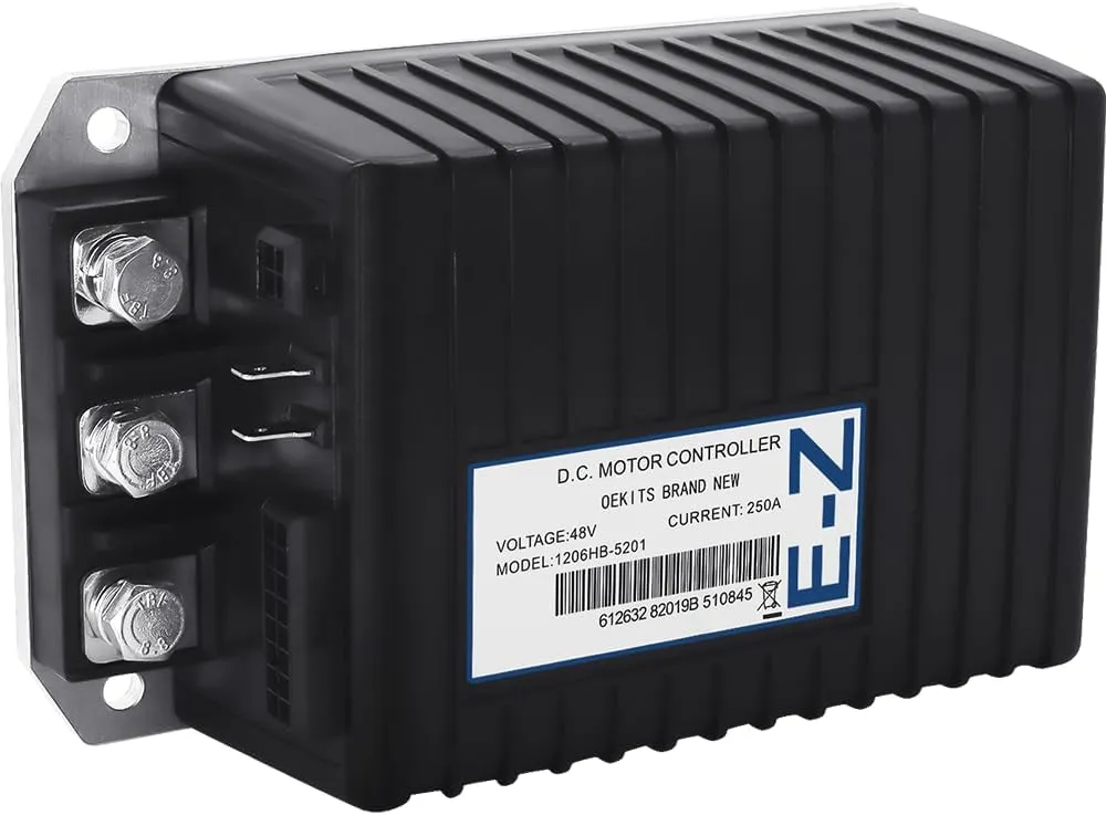 1206HB-5201 48V 250A DC Motor Speed Controller for Curtis for EZGO TXT ITS Throttle for Express S4/1000 for Terrain 250 /L4 for Cushman Hauler 800/1000 for MPT 800 1206HB5201