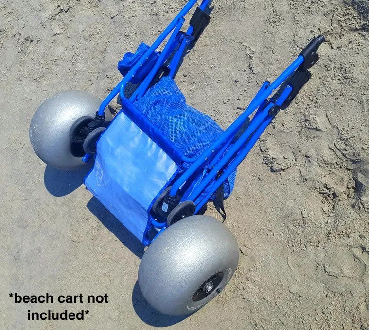 12" Pungo Balloon Wheels | Replacement Sand Tires for Beach Cart or Kayak Dolly