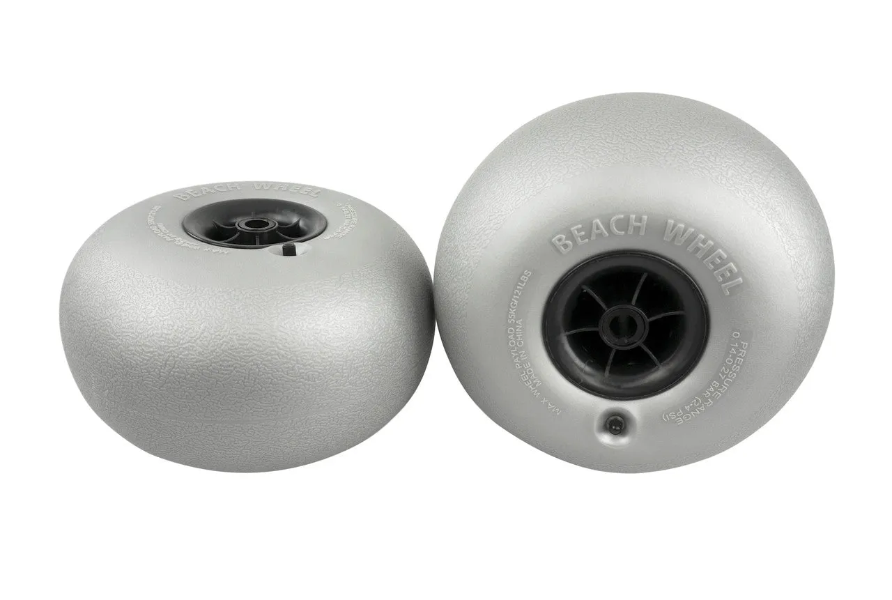 12" Pungo Balloon Wheels | Replacement Sand Tires for Beach Cart or Kayak Dolly