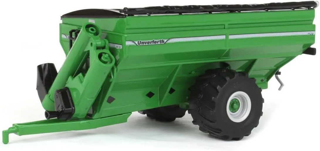 1/64 Green Unverferth 1120 Grain Cart with Flotation Tires UBC-016
