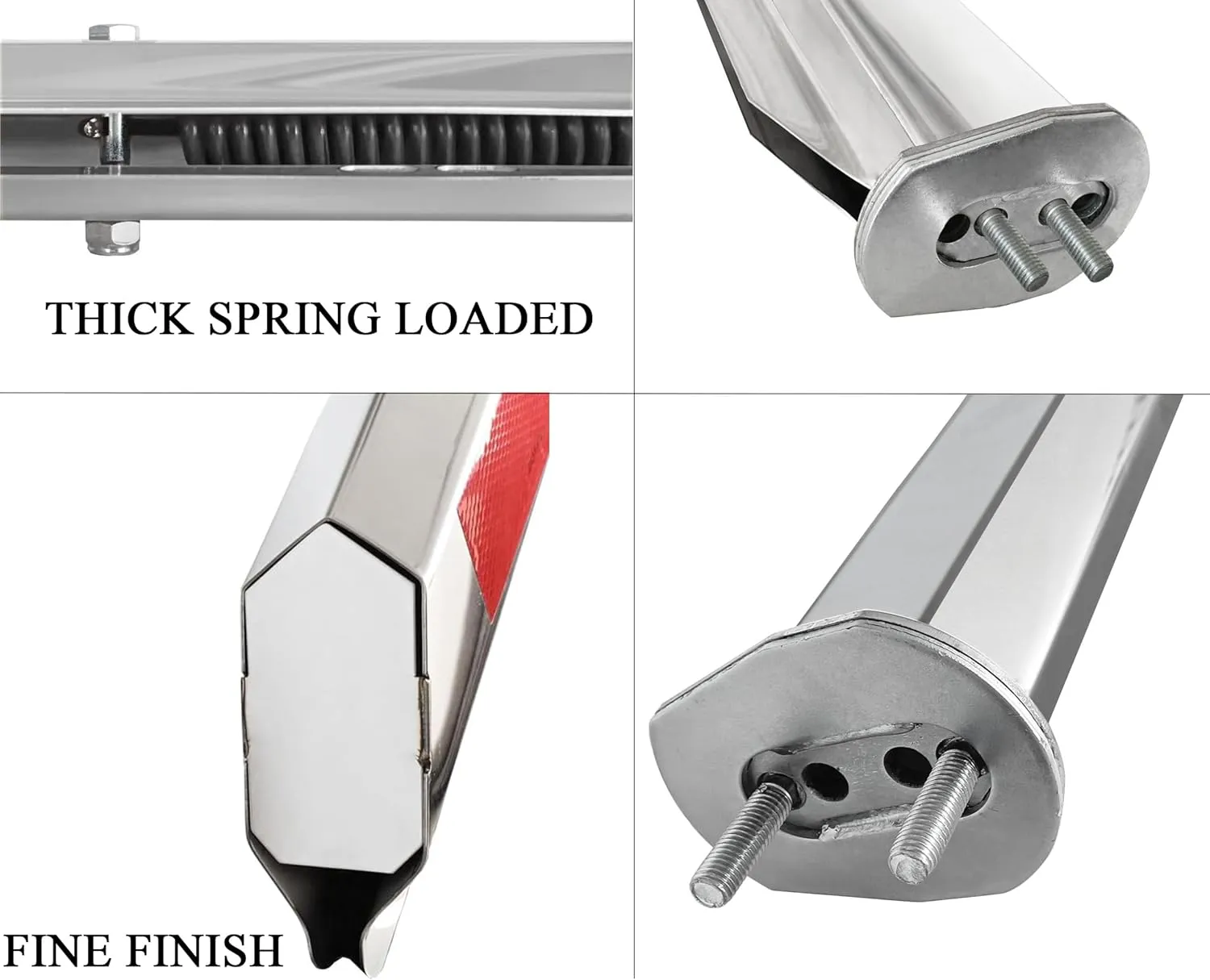 2 1/2" Angled Mud Flap Hangers for Semi Trucks Mud Flap Hangers Mudflap Hangers for Semi Truck Mud Flaps Brackets Splash Guard Mudguard Holder Mount
