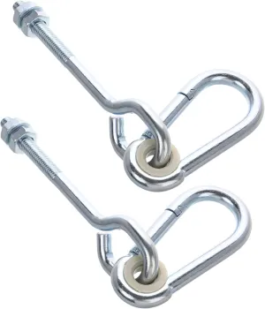 2 Pack Swing Hangers Heavy Duty Metal Ceiling Swing Hanger 10cm Bolt for Boys and Girls