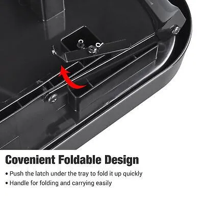 2 Packs Salon Folding Rolling Tray Beauty Station Trolley Storage Cart Barber
