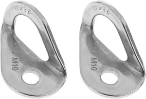 2 Pieces 10mm 25KN Mountaineering Rock Climbing Caving Stainless Steel Bolt Hanger Equipment Outdoor