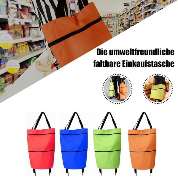 🔥2025 Hot Sale🔥2-in-1 Foldable Shopping Cart