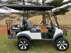 2025 Mineral White   Evolution Forester 4 Lithium Ion  Lifted Four Passenger