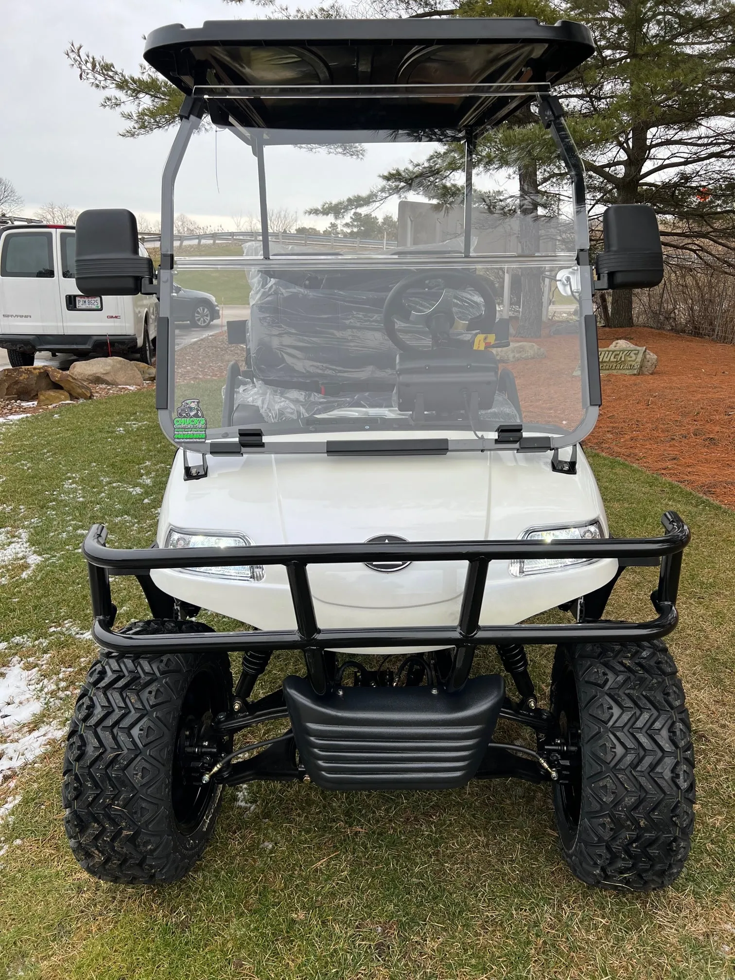 2025 Mineral White   Evolution Forester 4 Lithium Ion  Lifted Four Passenger