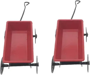 2sets Dollhouse Garden Decor Realistic Home Decoration for Mini House Accessories and 2pcs*2