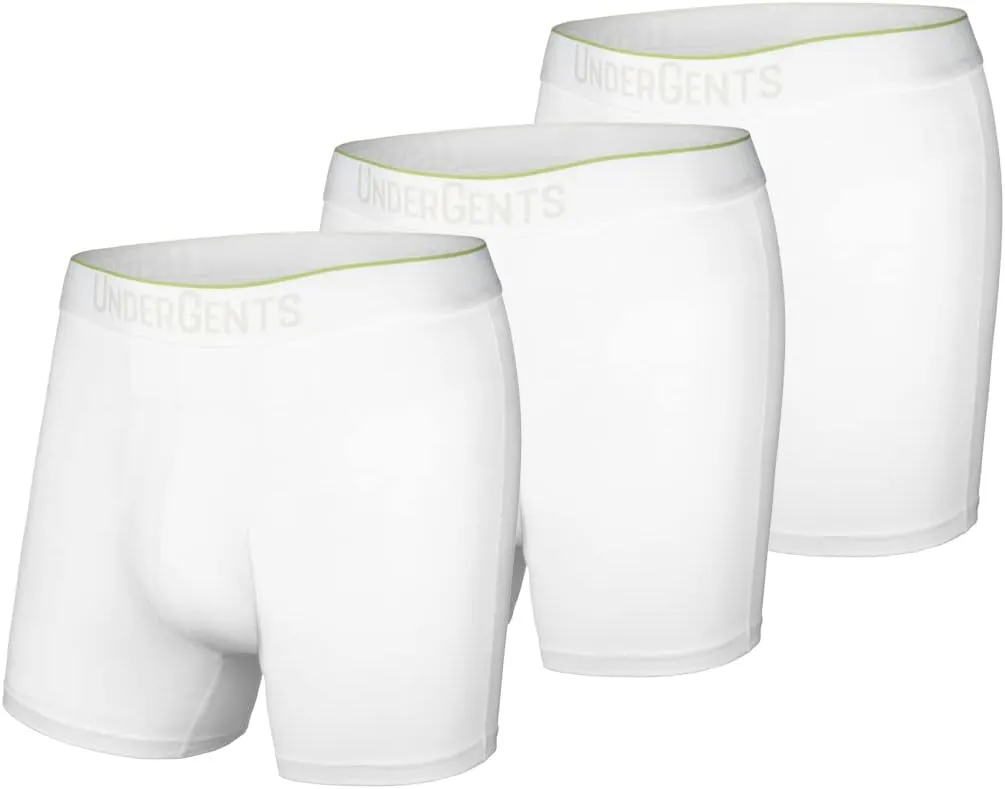 3 Pack Men's Boxer Brief Underwear. More Comfort Without Compression