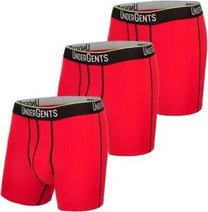 3 Pack Men's Boxer Brief Underwear. More Comfort Without Compression