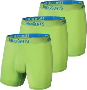 3 Pack Men's Boxer Brief Underwear. More Comfort Without Compression