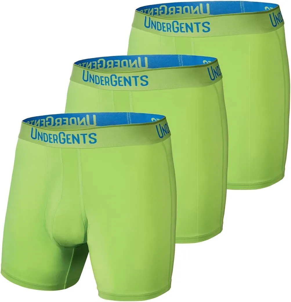 3 Pack Men's Boxer Brief Underwear. More Comfort Without Compression