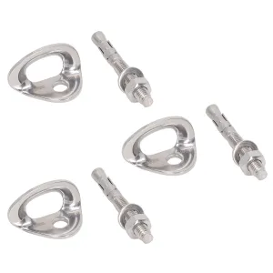 316 Stainless Steel Climbing Bolt Hanger, High Bearing Capacity, for Rock Climbing, Mountaineering, Electric Rescue, Aerial Work, Lifting, Engineering Protection, Made with