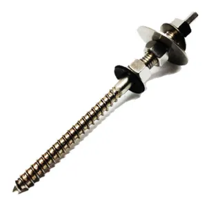3/8 x 10" Hanger Bolt Assembly Stainless Steel 20 pack