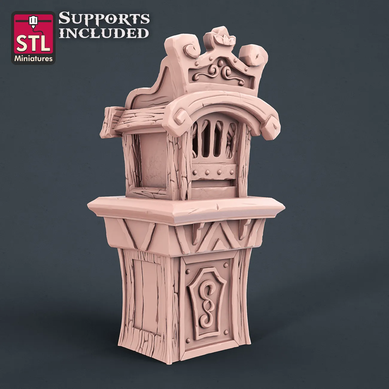 3D Printed STL Miniatures Carnival Set 28mm - 32mm War Gaming D&D