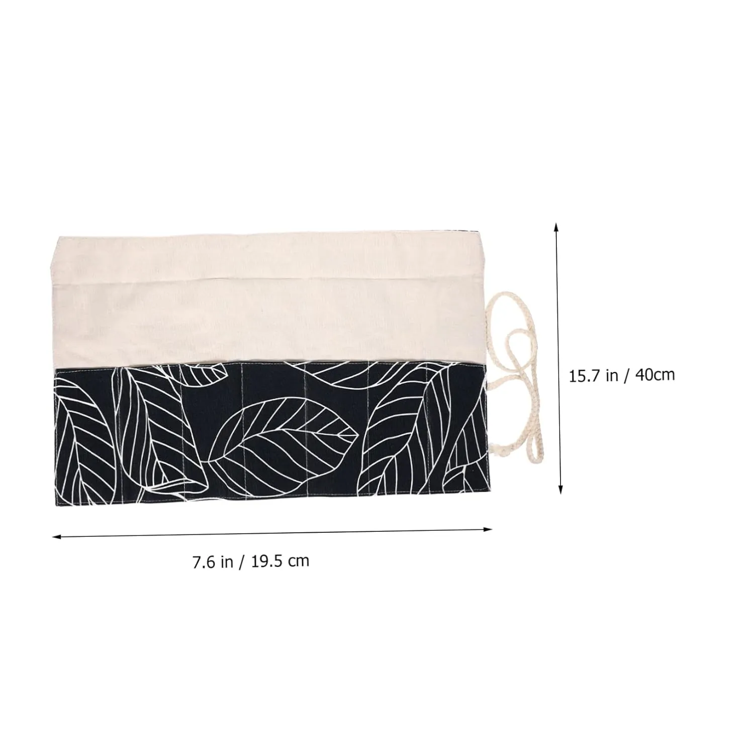 3pcs Makeup Rolling Case Pouch Cosmetic Container for Students Rolling Wrap Bag Organizer Slots for Pens and Brushes School Supplies Storage