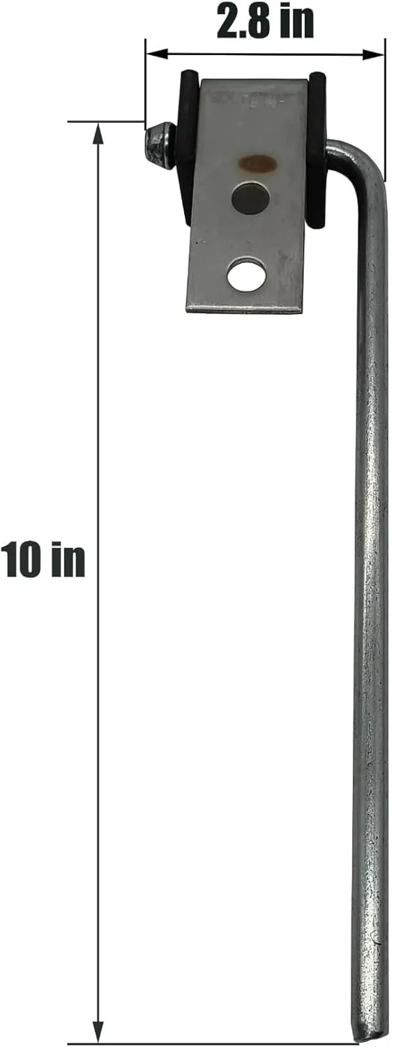 4 Pack Universal Exhaust Hanger Rod Weld On Heavy Duty Exhaust Bracket Hanger - 3/8" Rod 10" Long