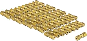 4LIFETIMELINES Brass compression union, 3/16, 50/Bag
