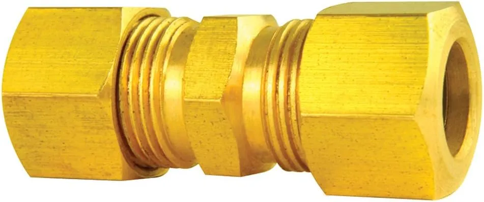 4LIFETIMELINES Brass Compression Union, 3/8, 10/Bag