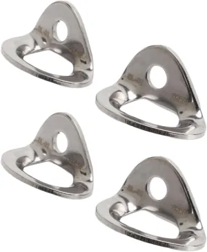 4PCS Climbing Bolt Hanger, 316 Stainless Steel Climbing Anchor Bolt Large Bearing Capacity Anchor Rock Accessories for Rappelling Aerial Work