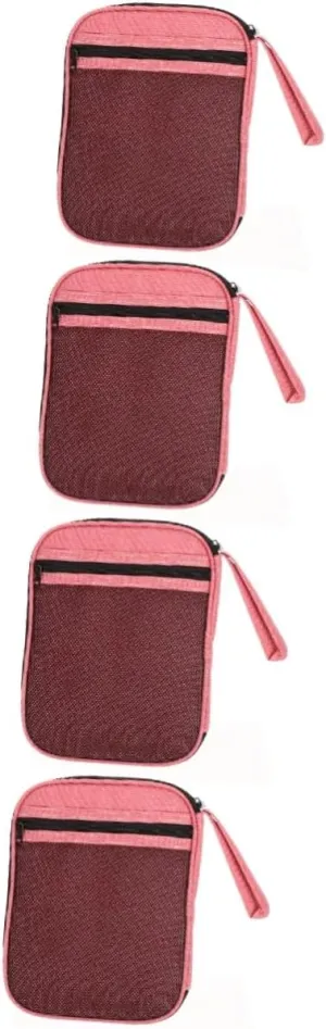 4pcs Strap Storage Bag Portable Watch Band Case Watch Strap Holder I Watch Bands Multi-use Watch Bag Watch Case Mesh Bags for Travel Multi-use Storage Bag Cable Polyester Roll Cage/711