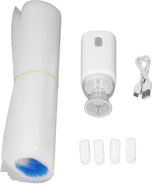 5V Vacuum Compression Bag Electric Pump with 10 Bags 4 Clips Vacuum Air Pump for 3D Printing