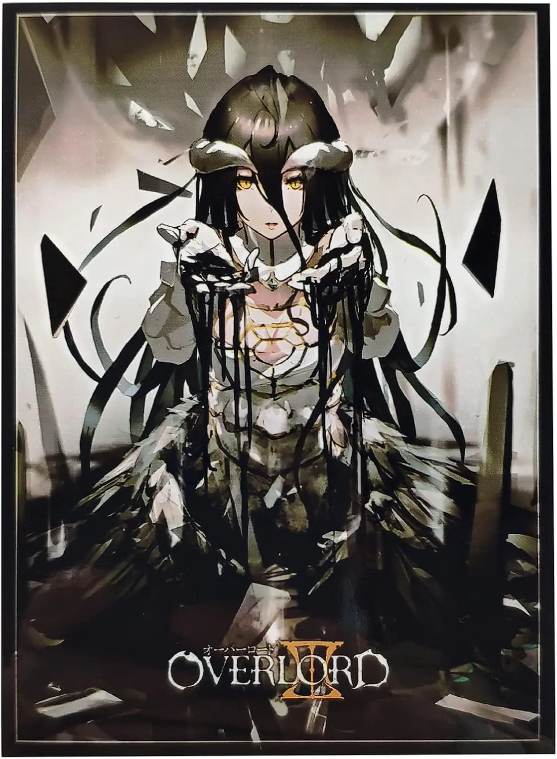 60ct (Overlord Albedo) Top Loading Trading Card Sleeves Deck Protector for MTG/TCG/PTC Sized Cards 67x92mm (01)