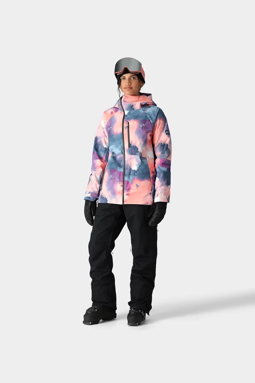 686 Women's Hydra Insulated Jacket - Mechanical Stretch Thermal Clothing - Water & Weather Resistant