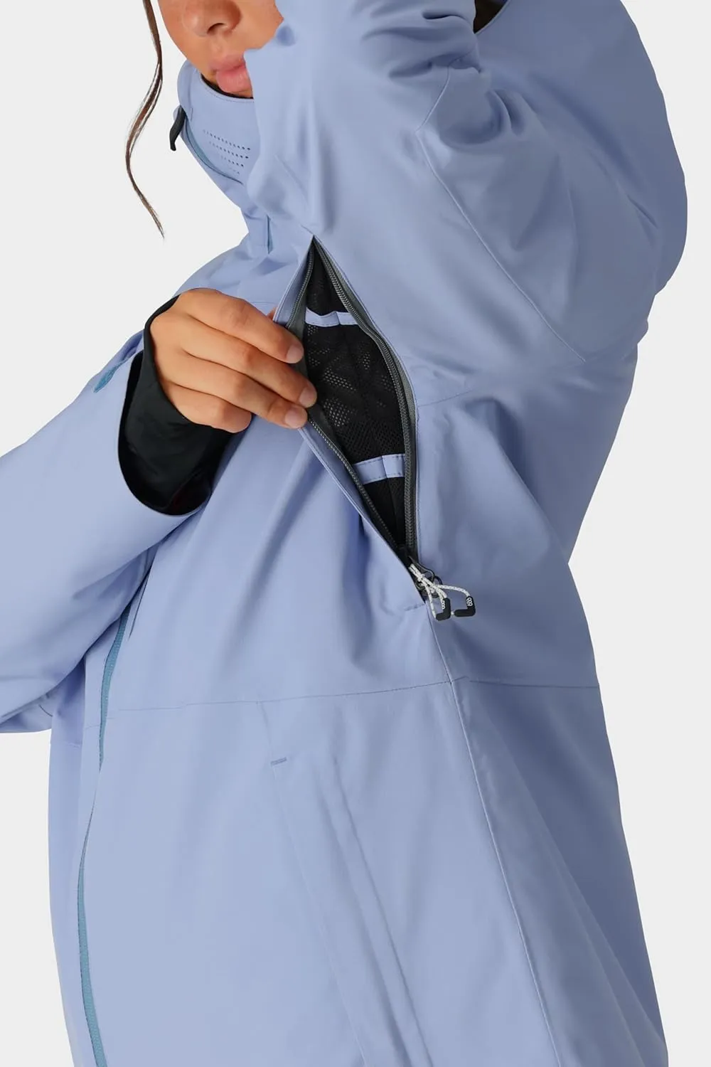 686 Women's Hydra Insulated Jacket - Mechanical Stretch Thermal Clothing - Water & Weather Resistant