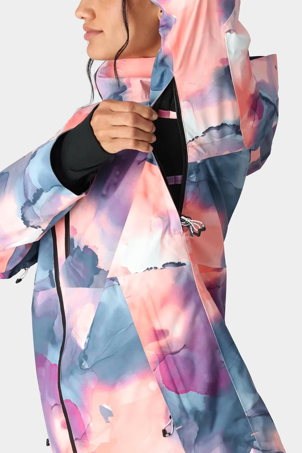 686 Women's Hydra Insulated Jacket - Mechanical Stretch Thermal Clothing - Water & Weather Resistant