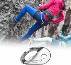 6x25kN Bolt Hanger Stainless Steel Climbing Hanger Plate Climbing Anchor for 10 Mm / 3/8" Bolt