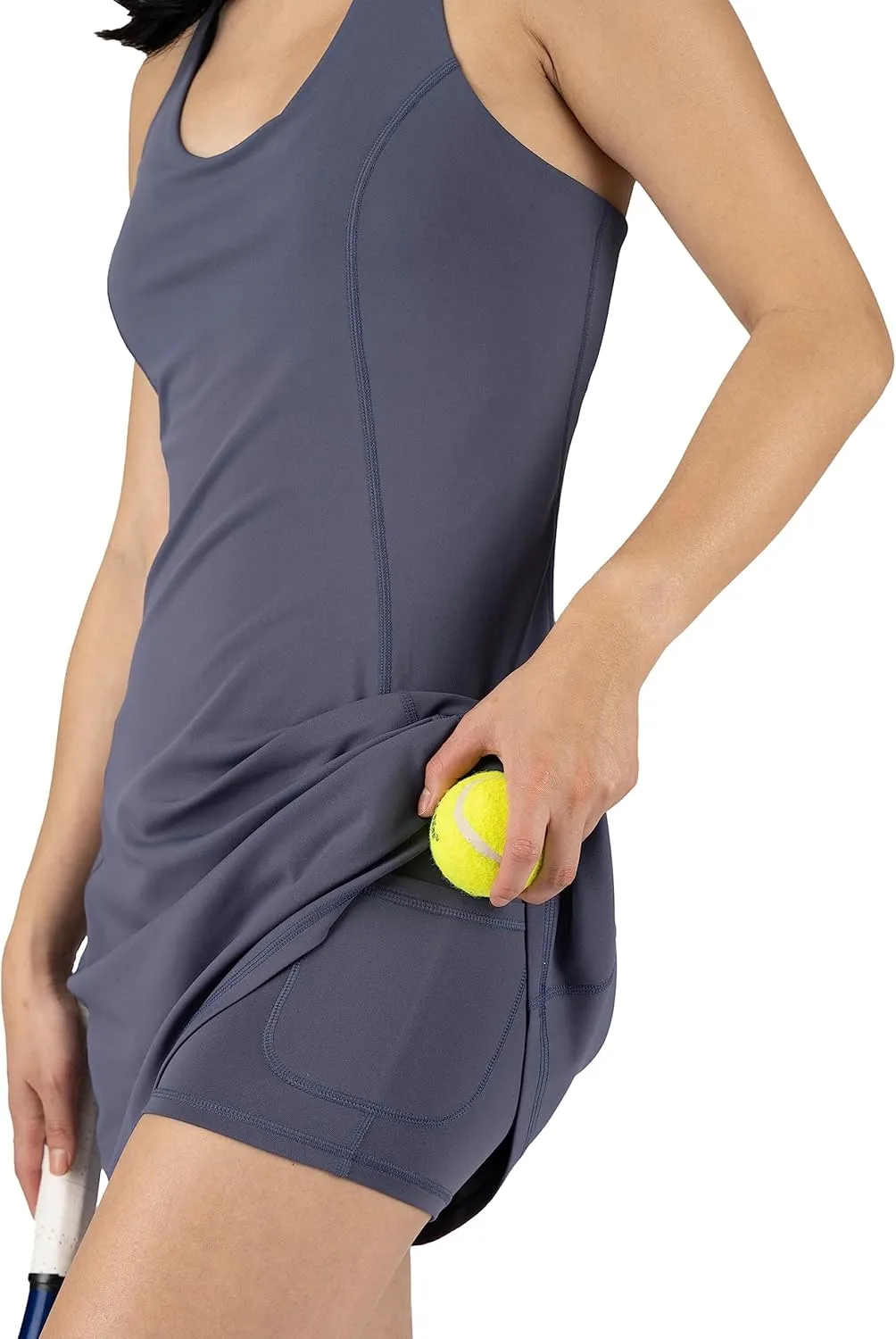 90 Degree By Reflex Airlux Courtside Utility Dress with Built-in Bra