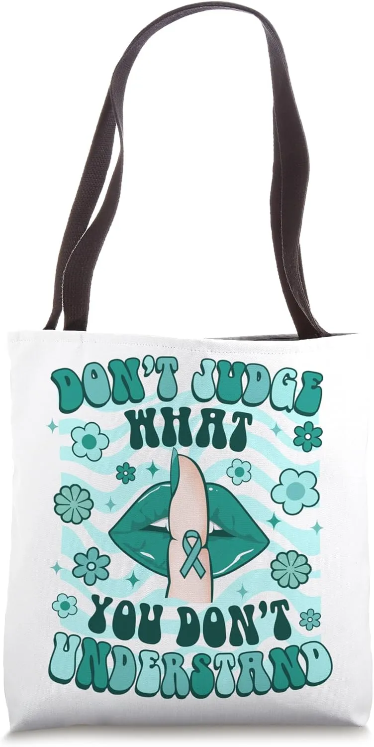 Addiction Recovery Don't Judge What You Don't Understand Tote Bag