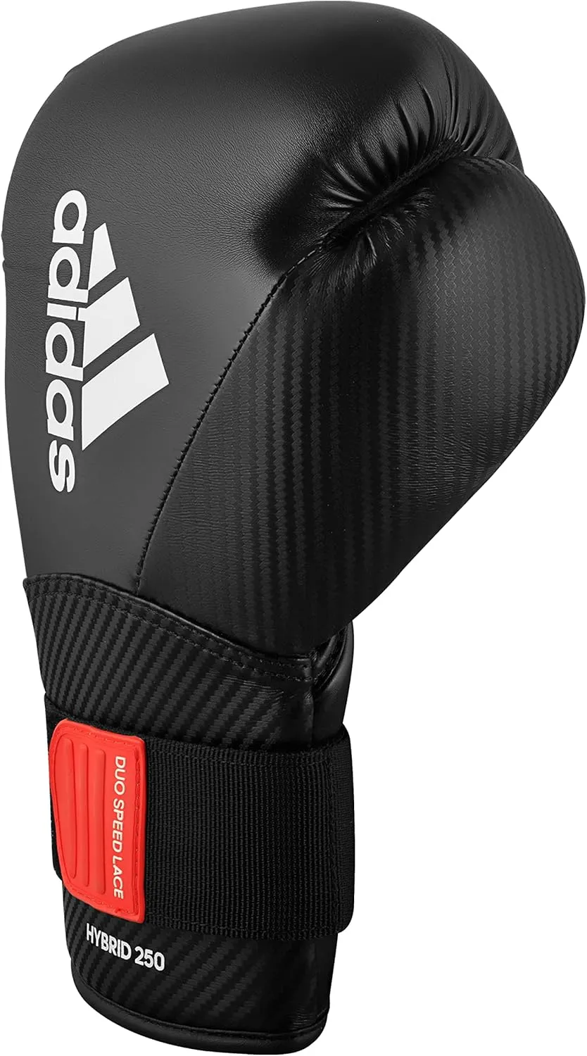 adidas Hybrid 250 Elite Boxing Training Gloves - for Boxing, Kickboxing, MMA, Bag, Training & Fitness - Boxing Gloves for Men, Women & Kids