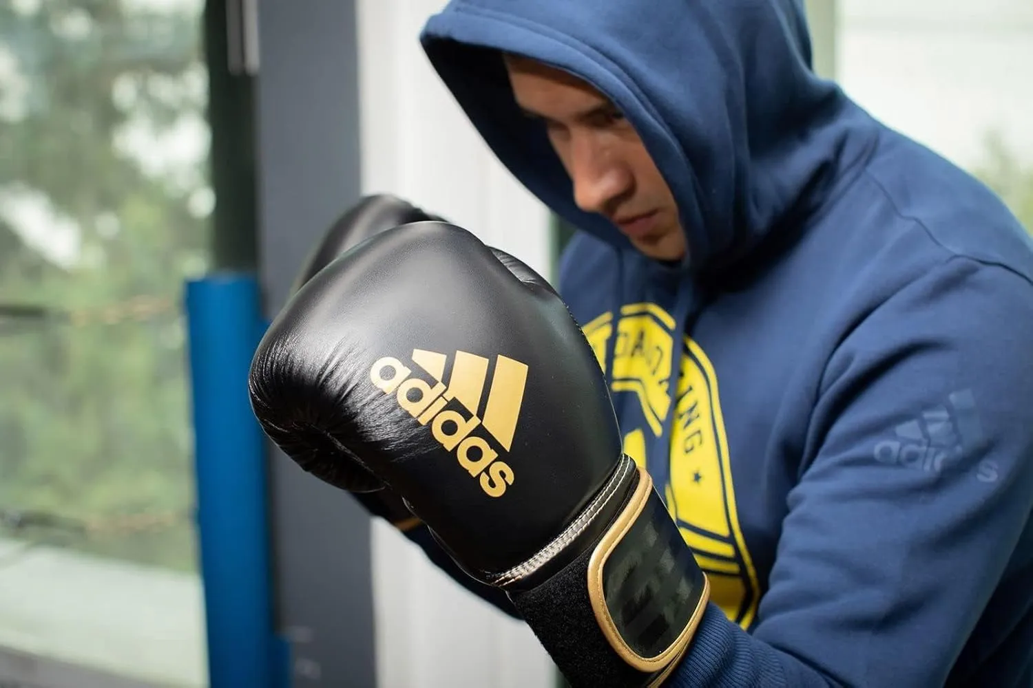 Adidas Hybrid 80 Boxing Gloves - Adult Boxing Gloves for Men & Women - Heavy Bag Gloves, Kickboxing Gloves for Women, MMA Sparring Gloves, Punching Bag Gloves for Men