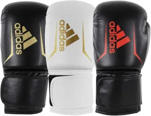 adidas Speed 50 Gel Boxing Gloves - Adult Boxing Gloves for Men & Women - Heavy Bag Gloves, Kickboxing Gloves for Women, MMA Sparring Gloves, Punching Bag Gloves for Men