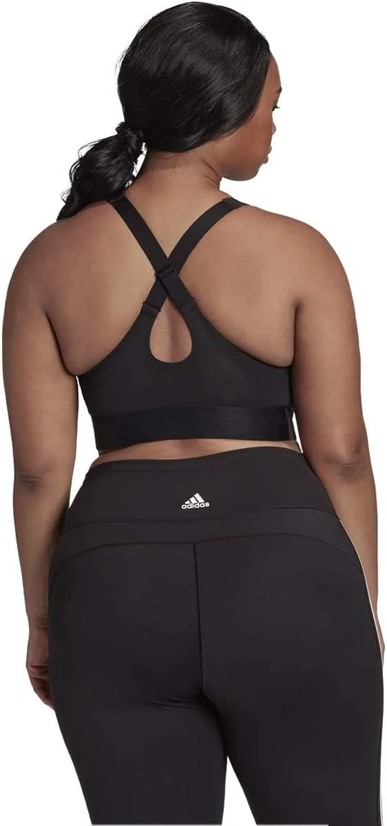 adidas Women's Ultimate Aeroready Designed 4 Training Compression High Support Workout Bra