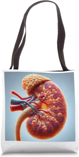 Adrenal Gland Adrenal Insufficiency Kidney Tote Bag