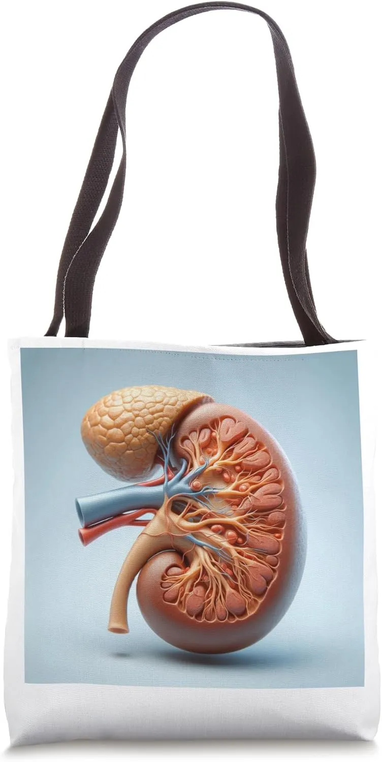 Adrenal Gland Adrenal Insufficiency Kidney Tote Bag