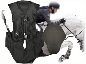 Adult Horse Riding Airbag Vest Equestrian Jackets 0.03S Trigger Airbag Wearable Air Bag
