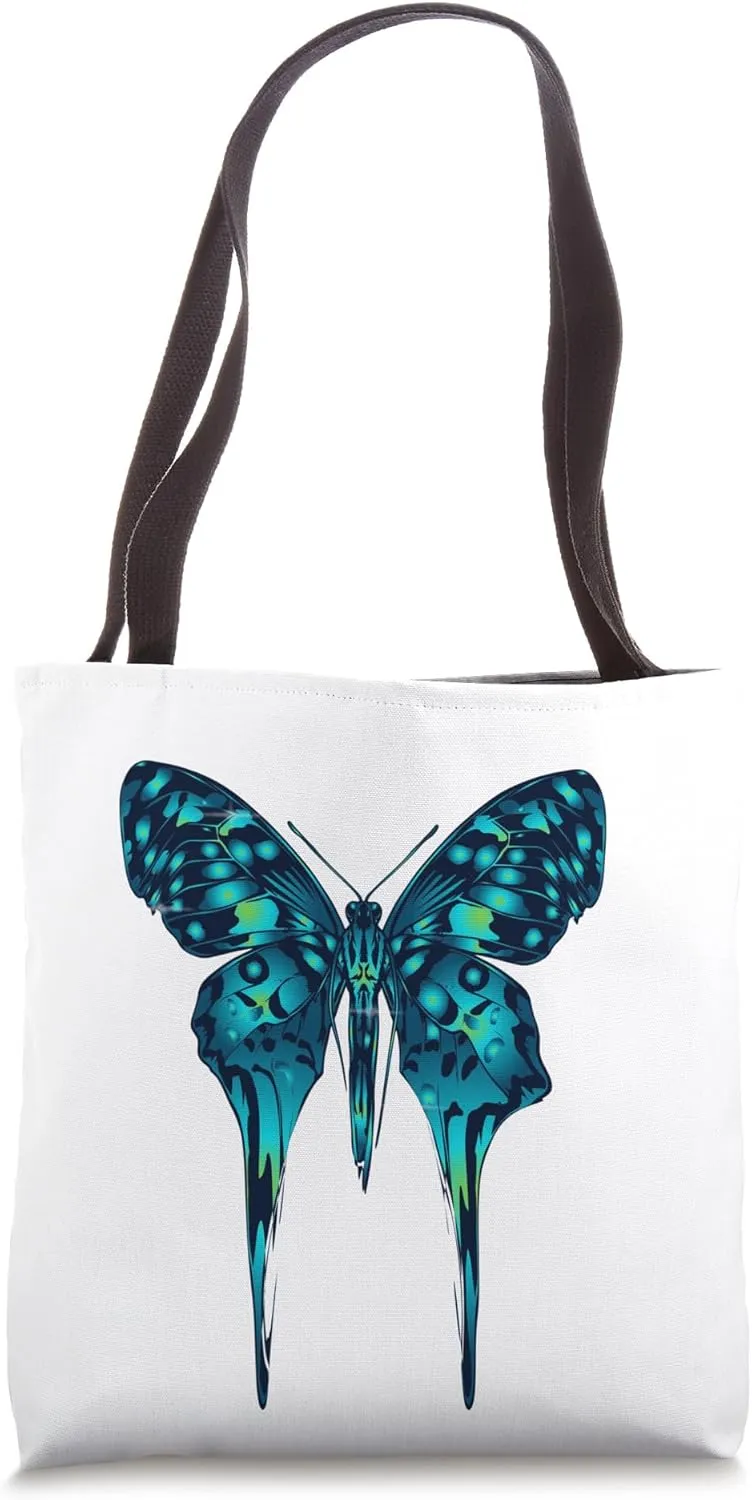 Aesthetic Butterfly Streetwear Urban Street Wear ART ON BACK Tote Bag