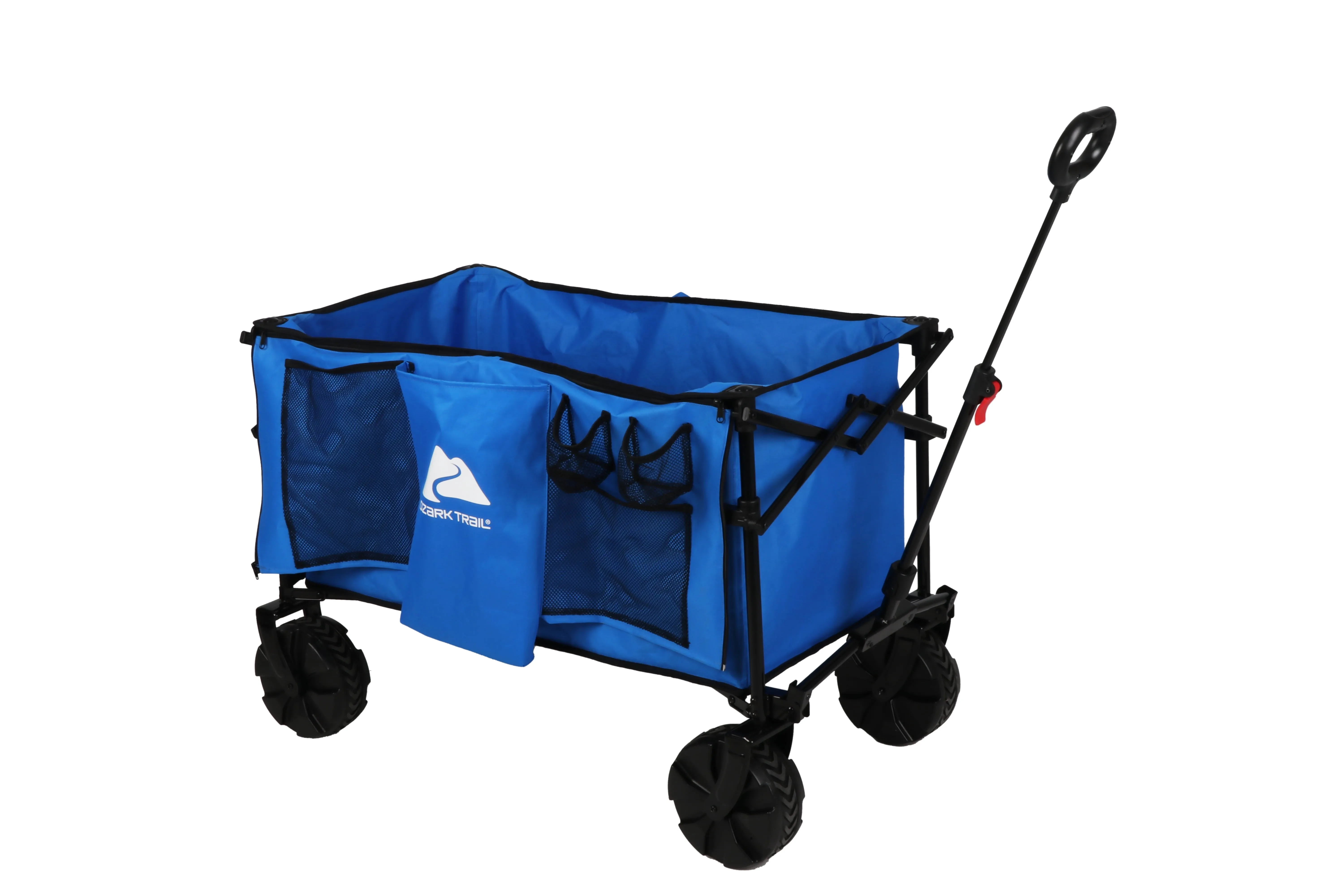 All-Terrain Big Bucket Cart Wagon, Height 27", Blue