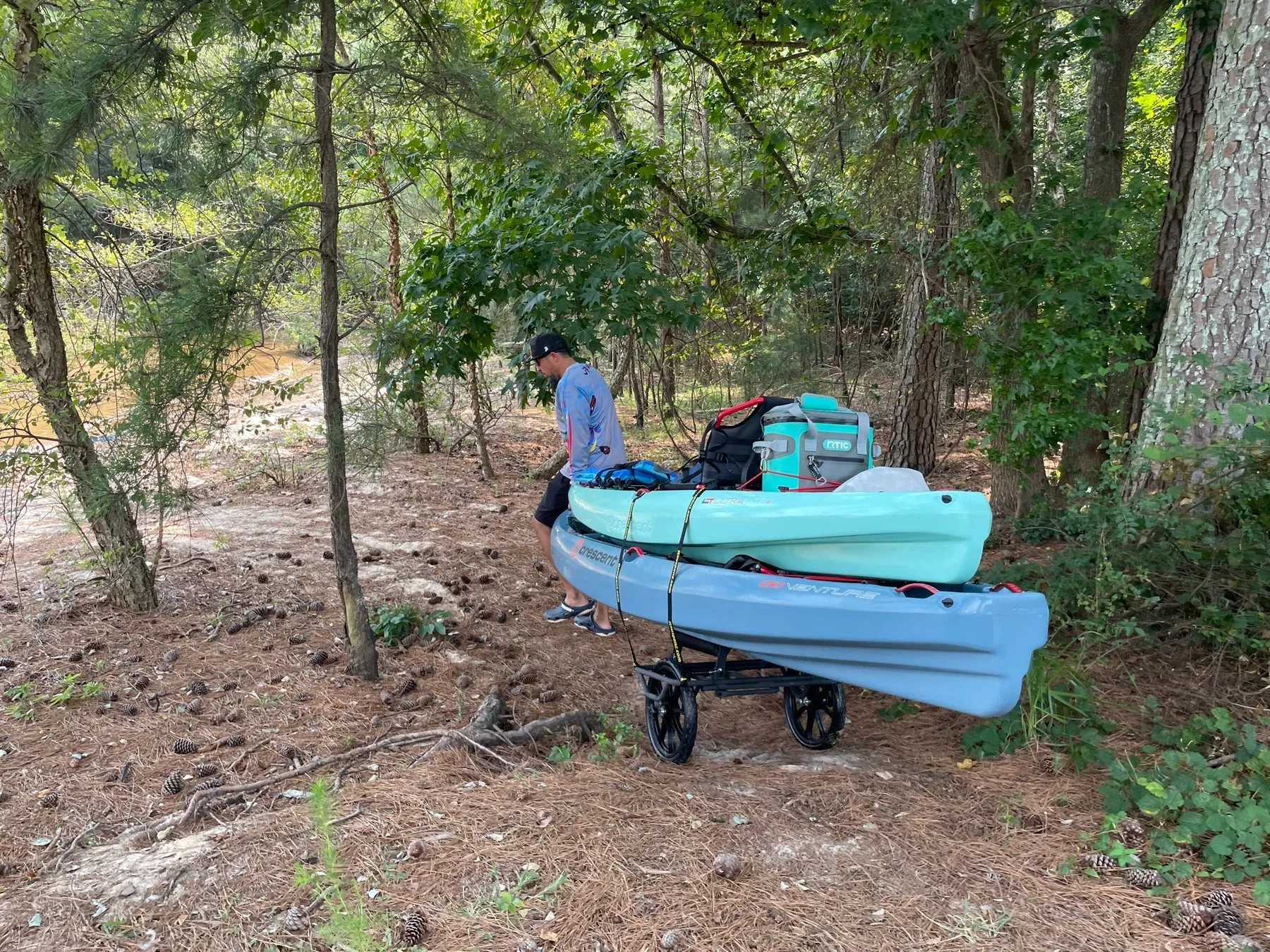 All-Terrain Super Duty Airless Kayak Cart - Suspenz